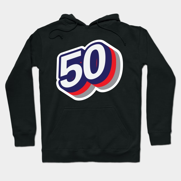 50 Hoodie by MplusC